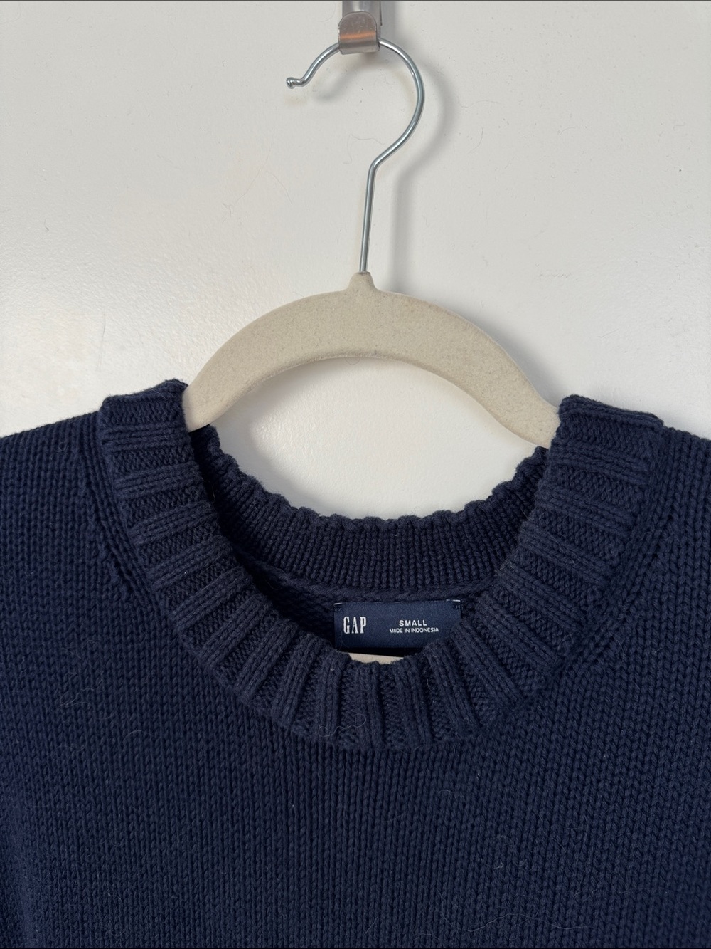 GAP 100% cotton oversize crew neck sweater - Picture 3 of 5